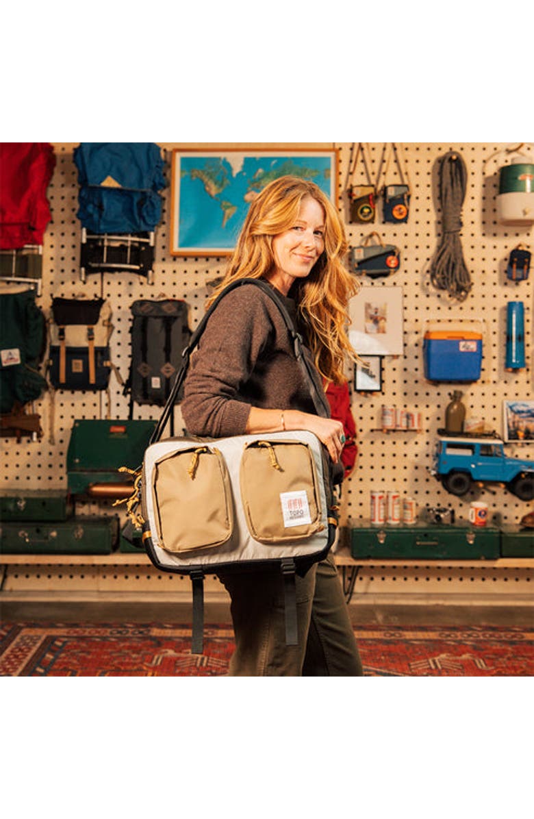 Topo Designs Global Briefcase, Alternate, color, Woodland/Elmwood