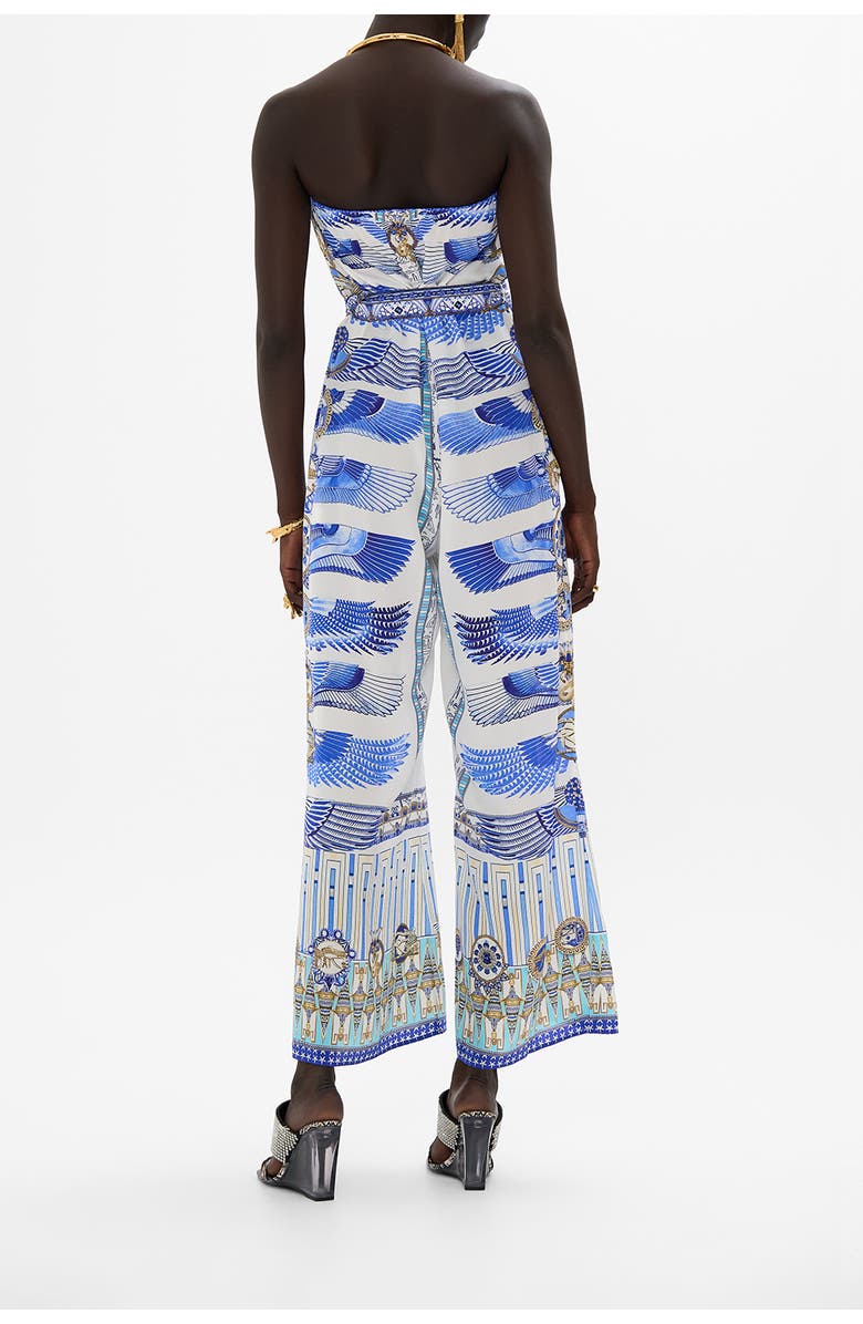 Camilla STRAPLESS JUMPSUIT WITH D RING BELT DANCING WITH DAYLIGHT, Alternate, color, Dancing With Daylight