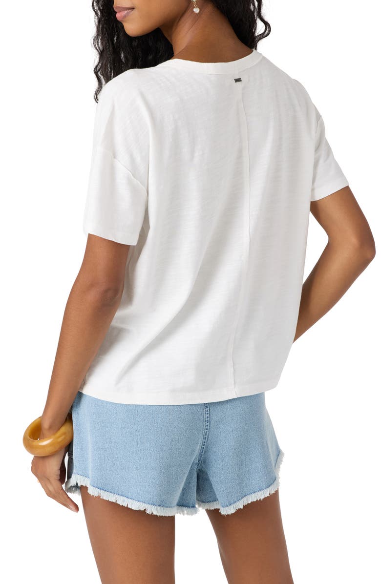 O'Neill Wavelength Slub Cotton Jersey Crewneck T-Shirt, Alternate, color, Winter White