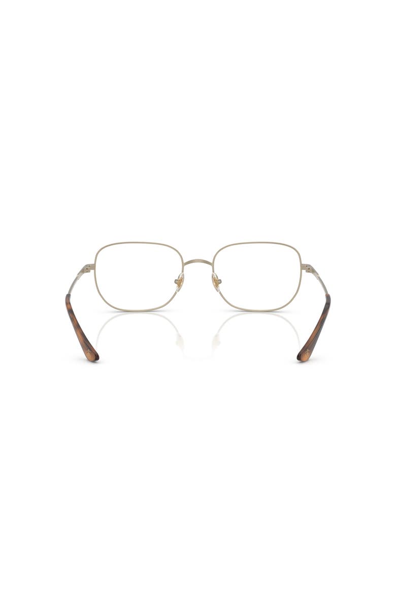 Brooks Brothers 54mm Oval optical glasses, Alternate, color, Gold