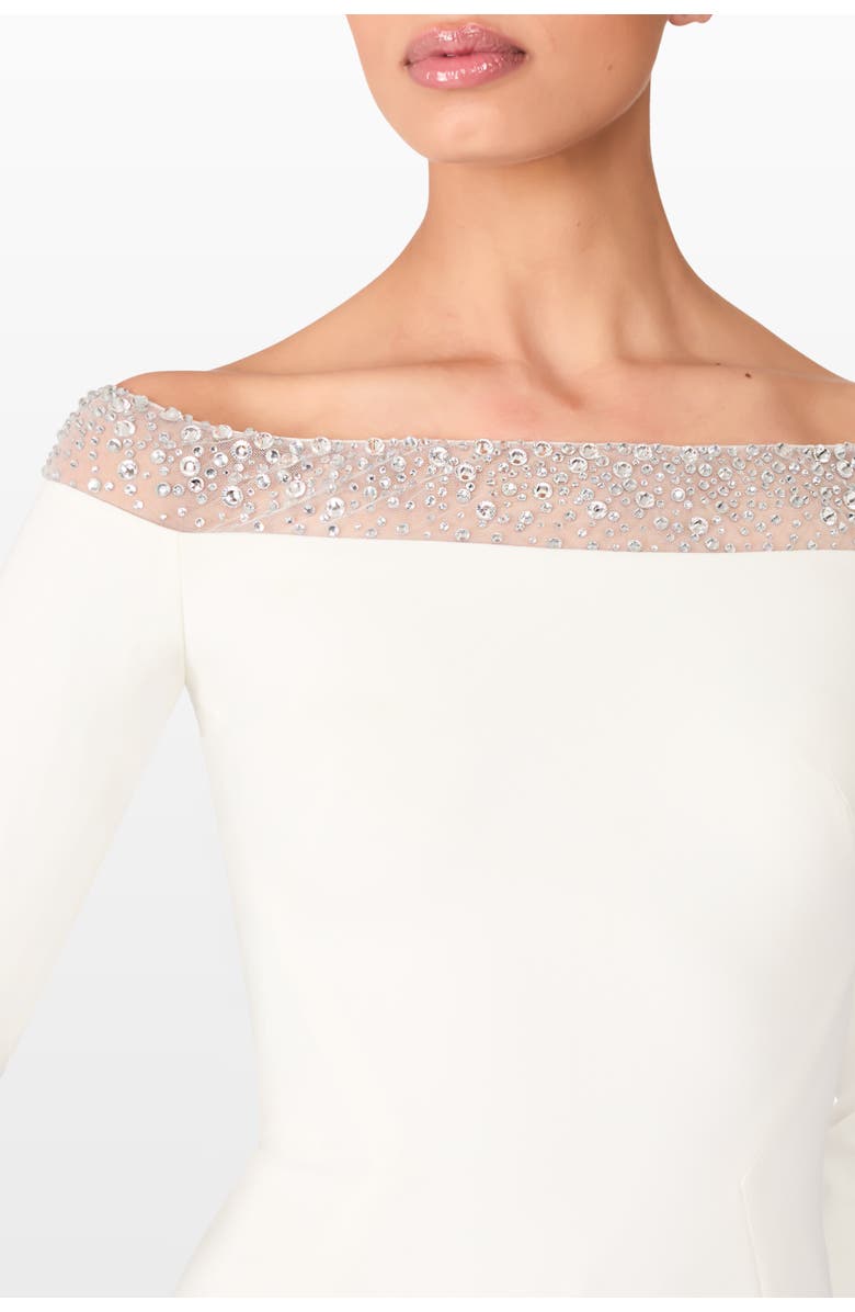 Jenny Packham Calypso Dress, Alternate, color, Vanilla