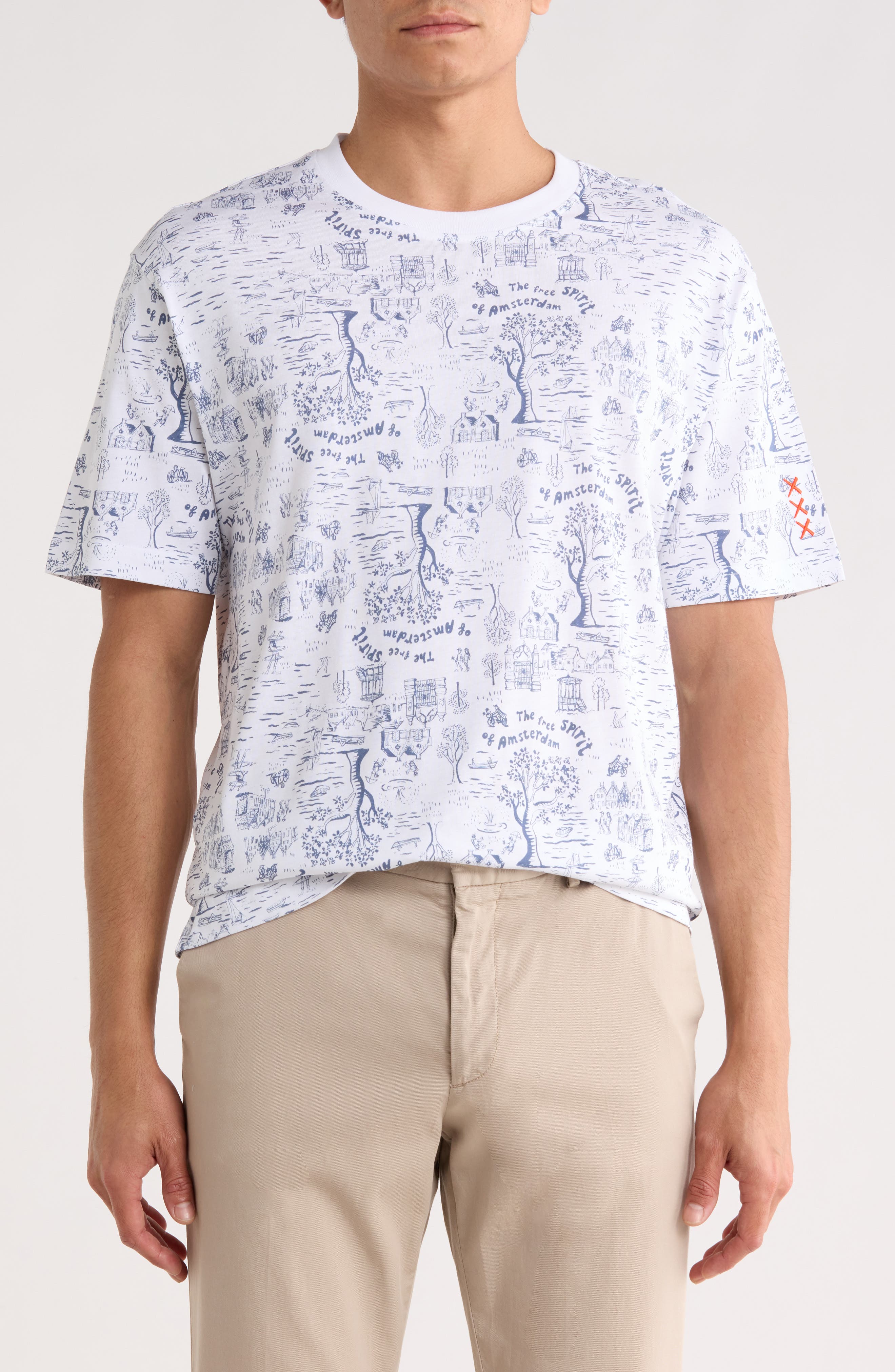 Scotch & Soda Landscape Graphic T-Shirt