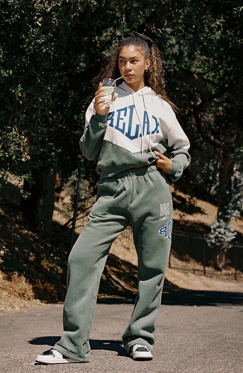 THE MAYFAIR GROUP Scan to Relax Straight Leg Sweatpants, Alternate, color,