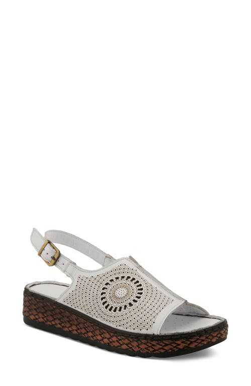 Spring Step Cordero Slingback Sandal In White
