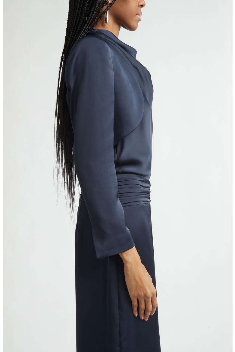 Gia Bolero Jacket, Alternate, color, NAVY