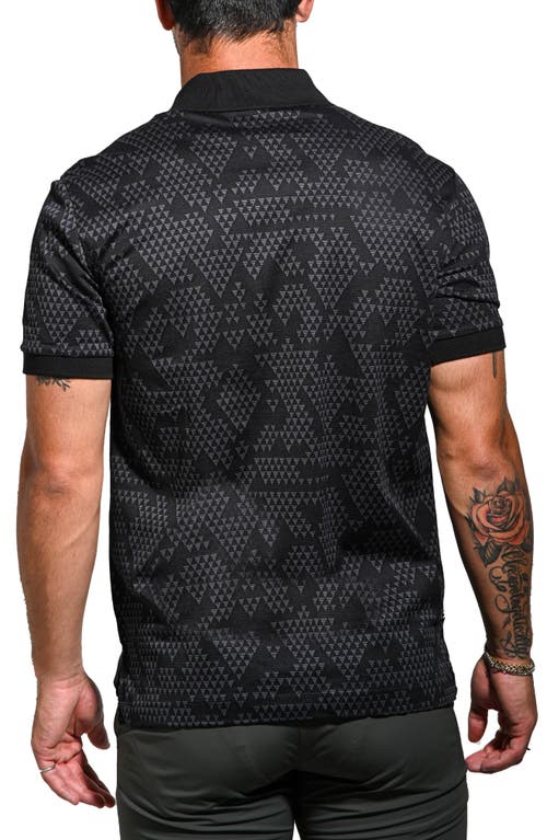 Maceoo Mozart Triangle Polo In Black