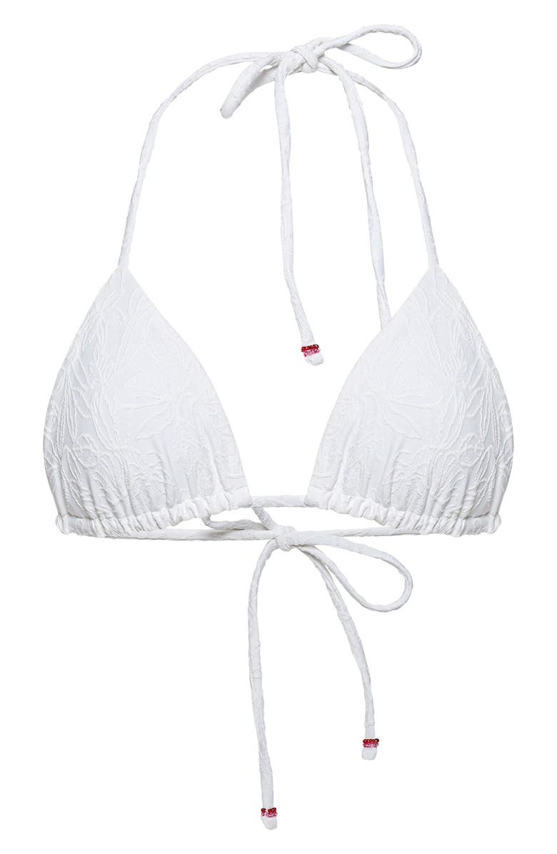 Maaji White Whisper Balmy Reversible Bikini Top, Alternate, color, White