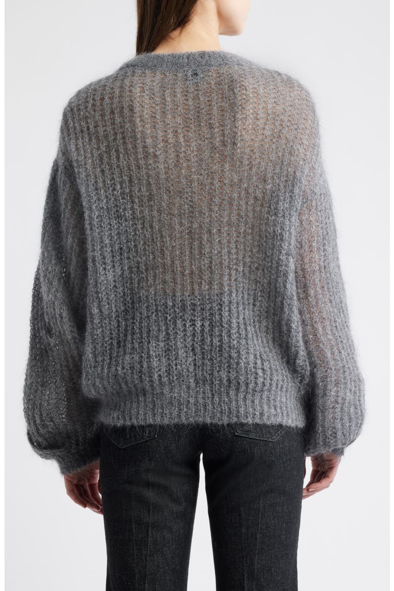 Fucinta V-Neck Sweater, Alternate, color, MIDNIGHT GREY MELANGE