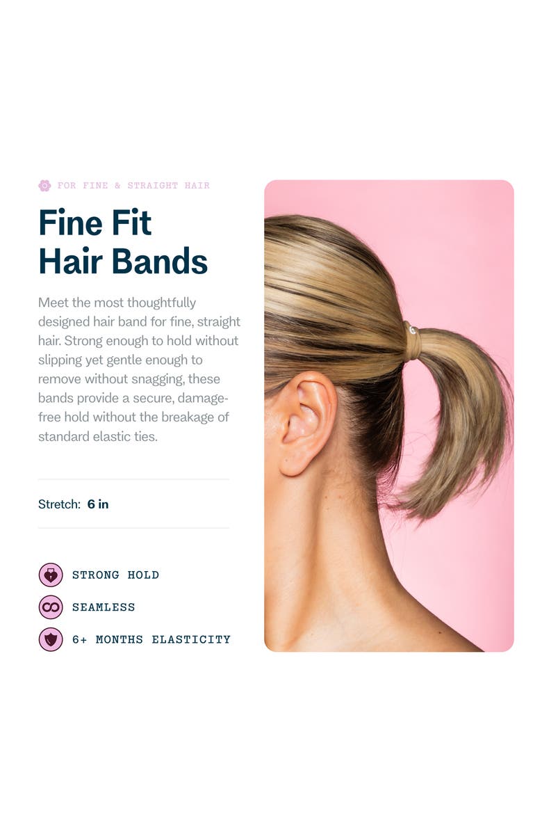 Gimme Beauty Fine Fit Hair Bands, Alternate, color, Beige