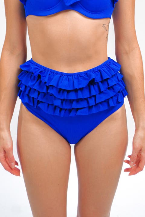 Ruby Ruffle Bikini Bottom