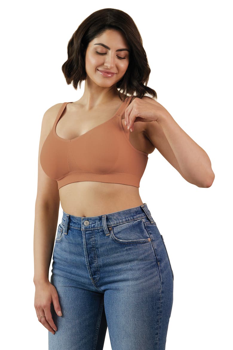 Sculpt Wireless Everyday Bra, Alternate, color, CINNAMON