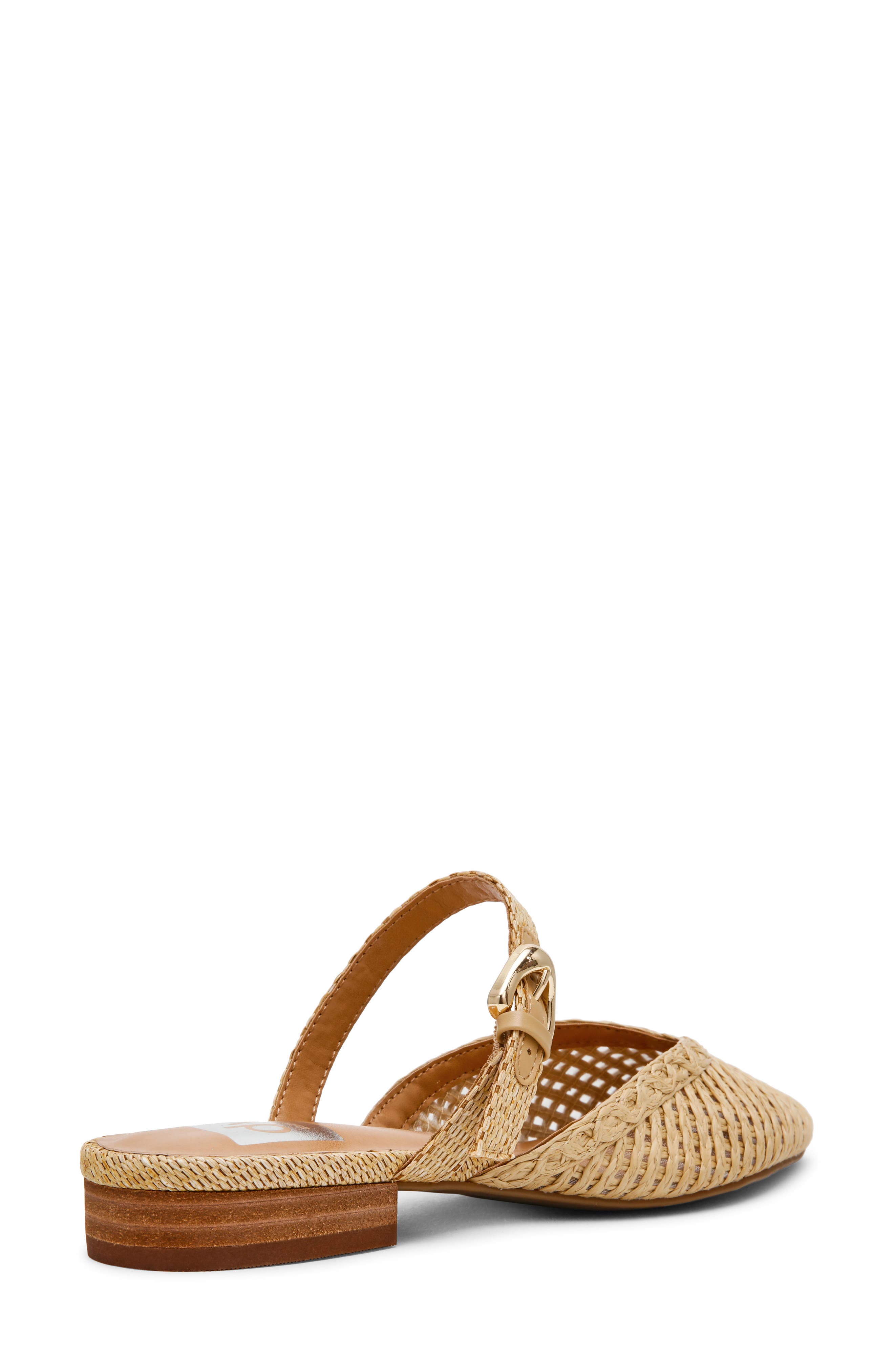 Domainica Woven Mule, Alternate, color, NATURAL RAFFIA