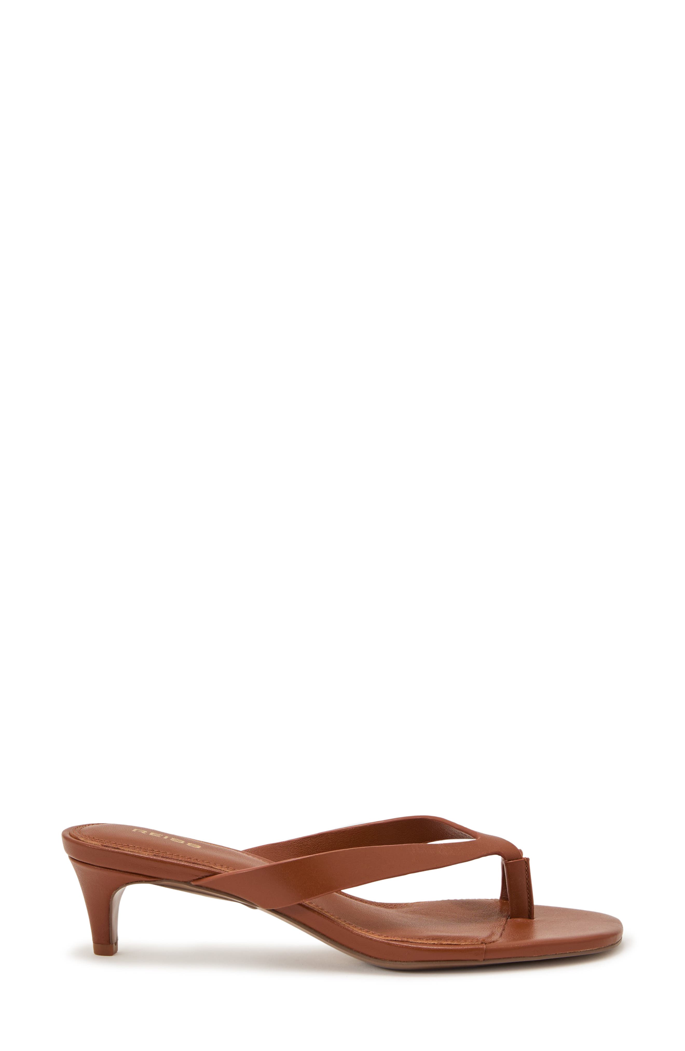 Reiss Mia Thong Slide Sandal, Alternate, color, Tan