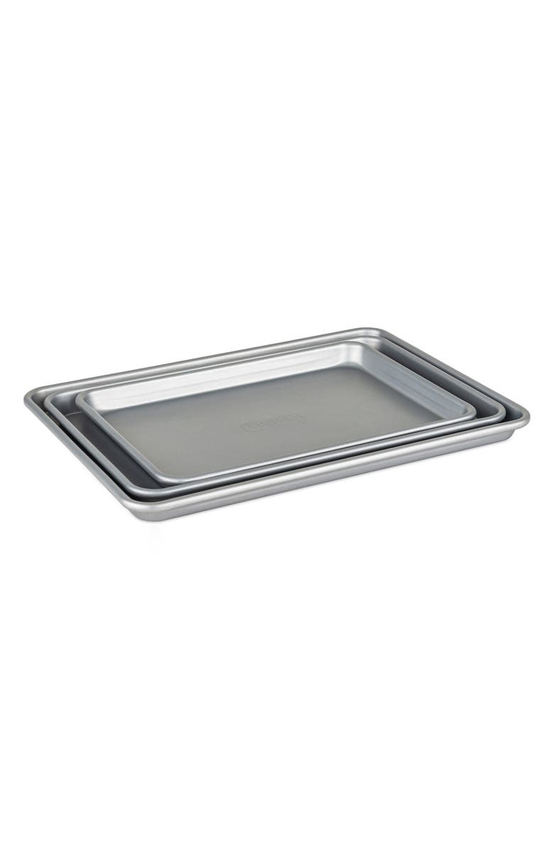 Viking 3-Piece Nonstick Aluminized Steel Baking Sheet Set, Alternate, color, Grey