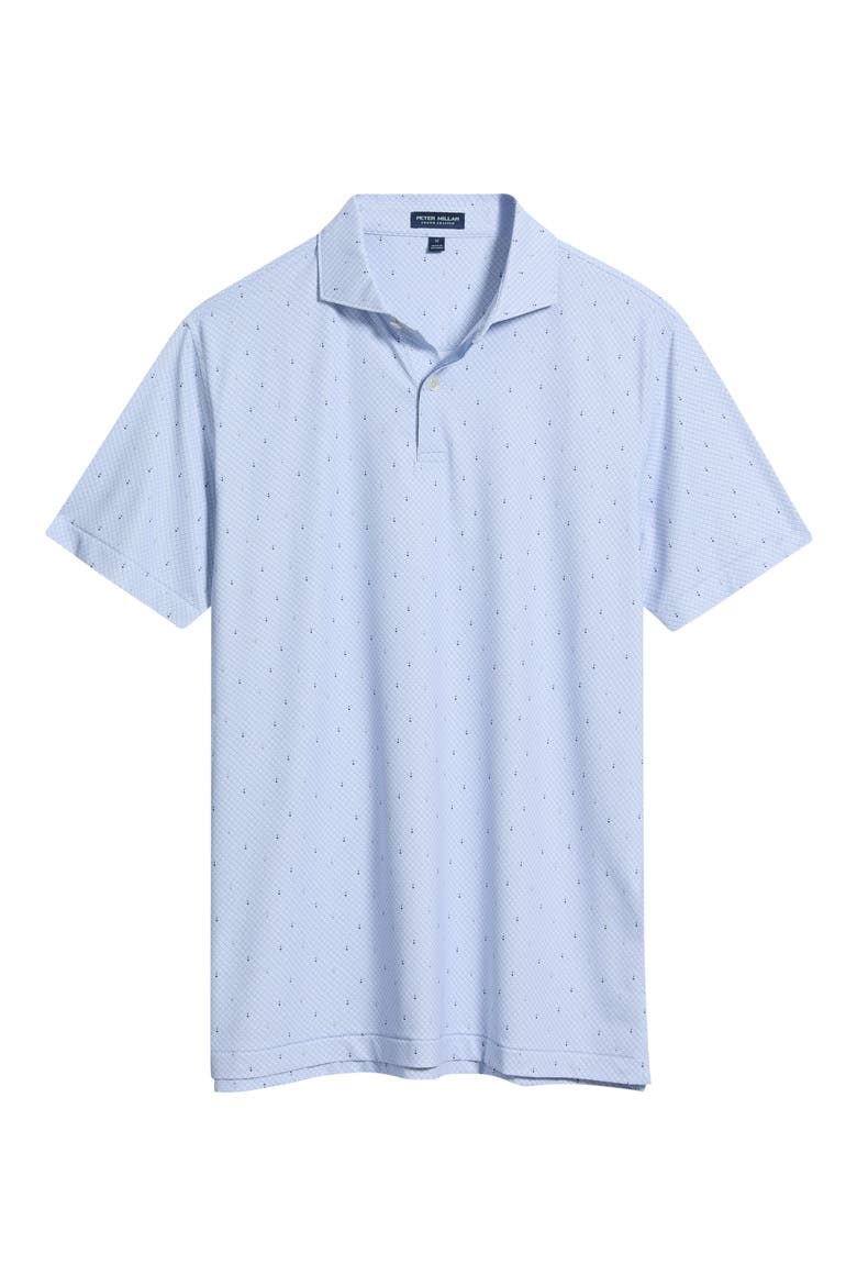 Crown Crafted Sands of Time Performance Polo, Alternate, color, ALICE BLUE