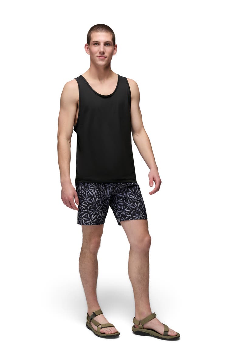 prAna Fenton Board Shorts, Alternate, color, Black Grounded