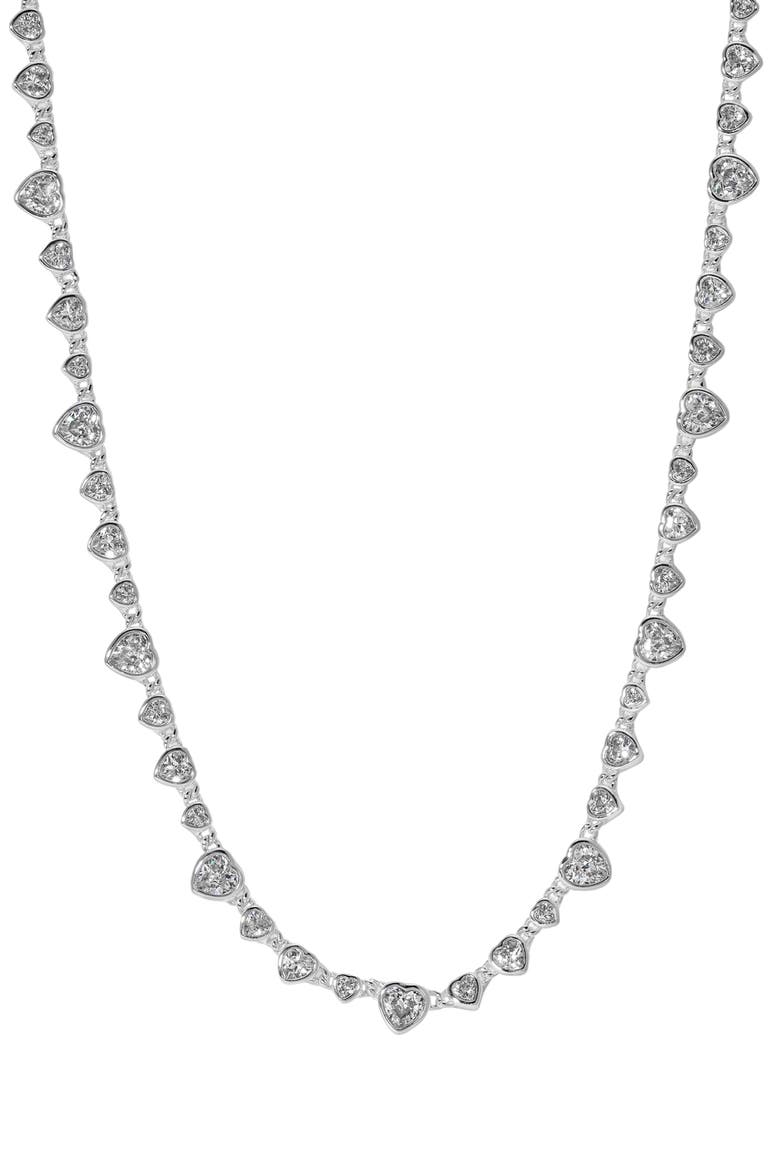 Cora Necklace, Main, color, SILVER