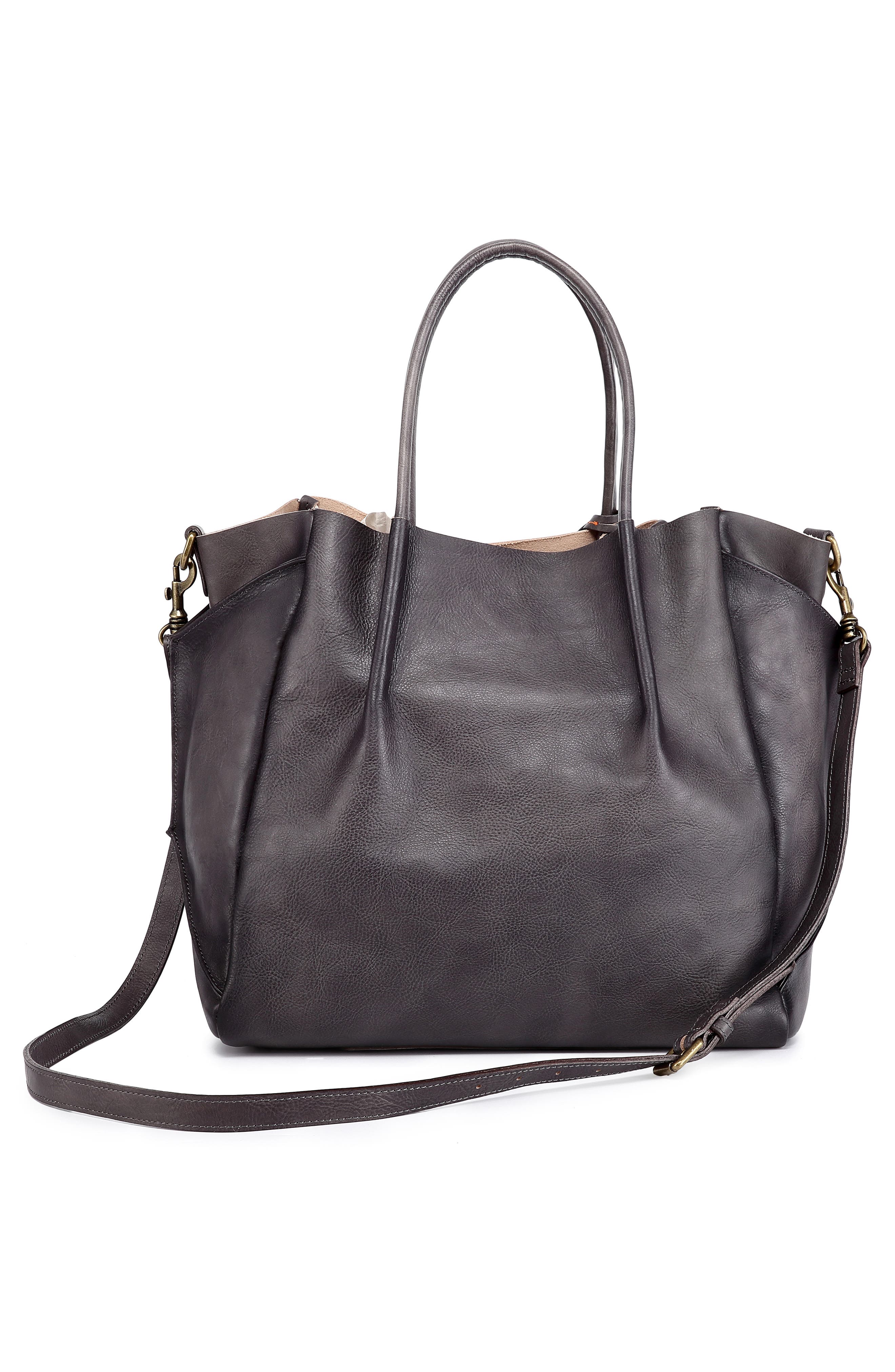 OLD TREND Sprout Land Leather Tote Bag, Alternate, color, Grey Ombre