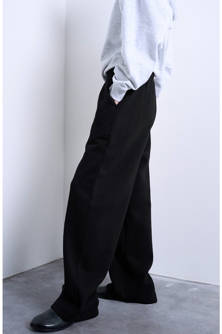 Straight Leg Joggers, Alternate, color, BLACK