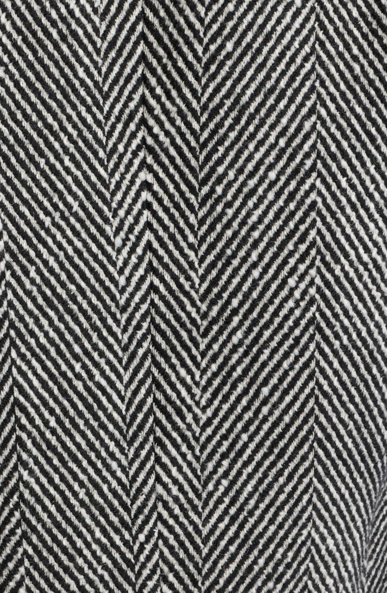 KROST Elliot Herringbone Overcoat, Alternate, color, Black