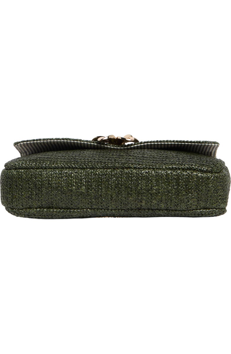 Nanette Lepore Woven Shoulder Bag, Alternate, color, Clover Straw / Clover
