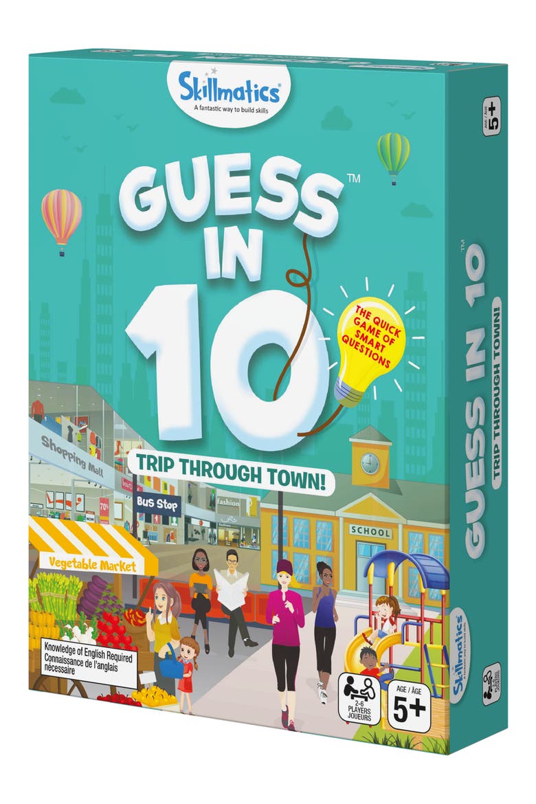 Guess in 10 Trip Through Town Game, Alternate, color, MULTI