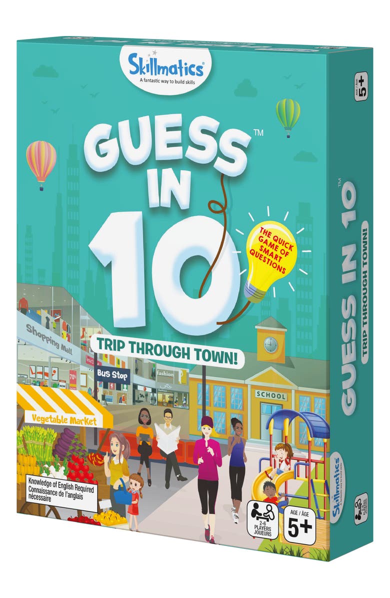 Spin Master Guess in 10 Trip Through Town Game, Alternate, color,