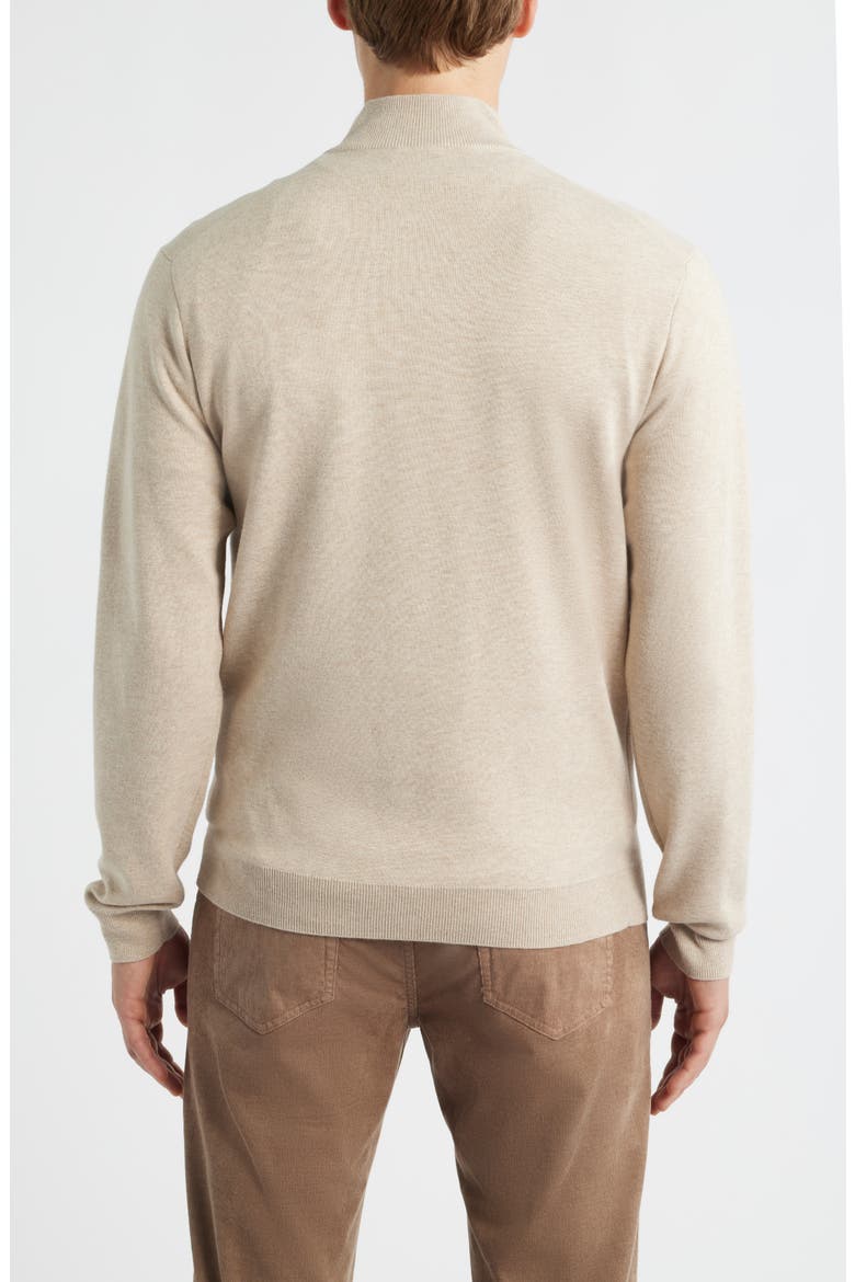 Coolspun Lite Quarter Zip Sweater, Alternate, color, TRUFFLE