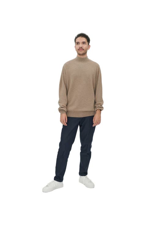 Essential Mock Neck Cashmere Sweater