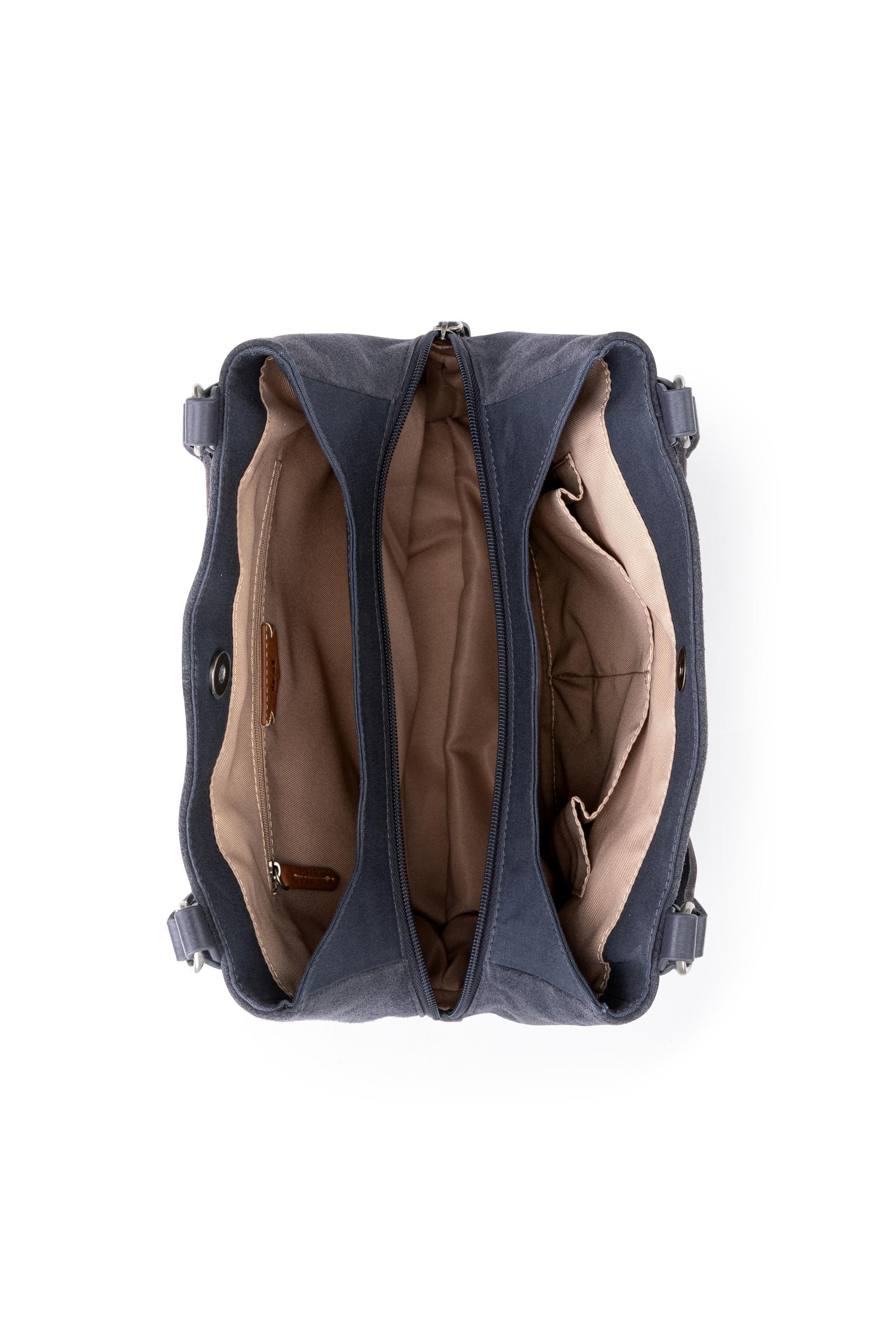 Melrose Leather Satchel, Alternate, color, Storm Grey Suede