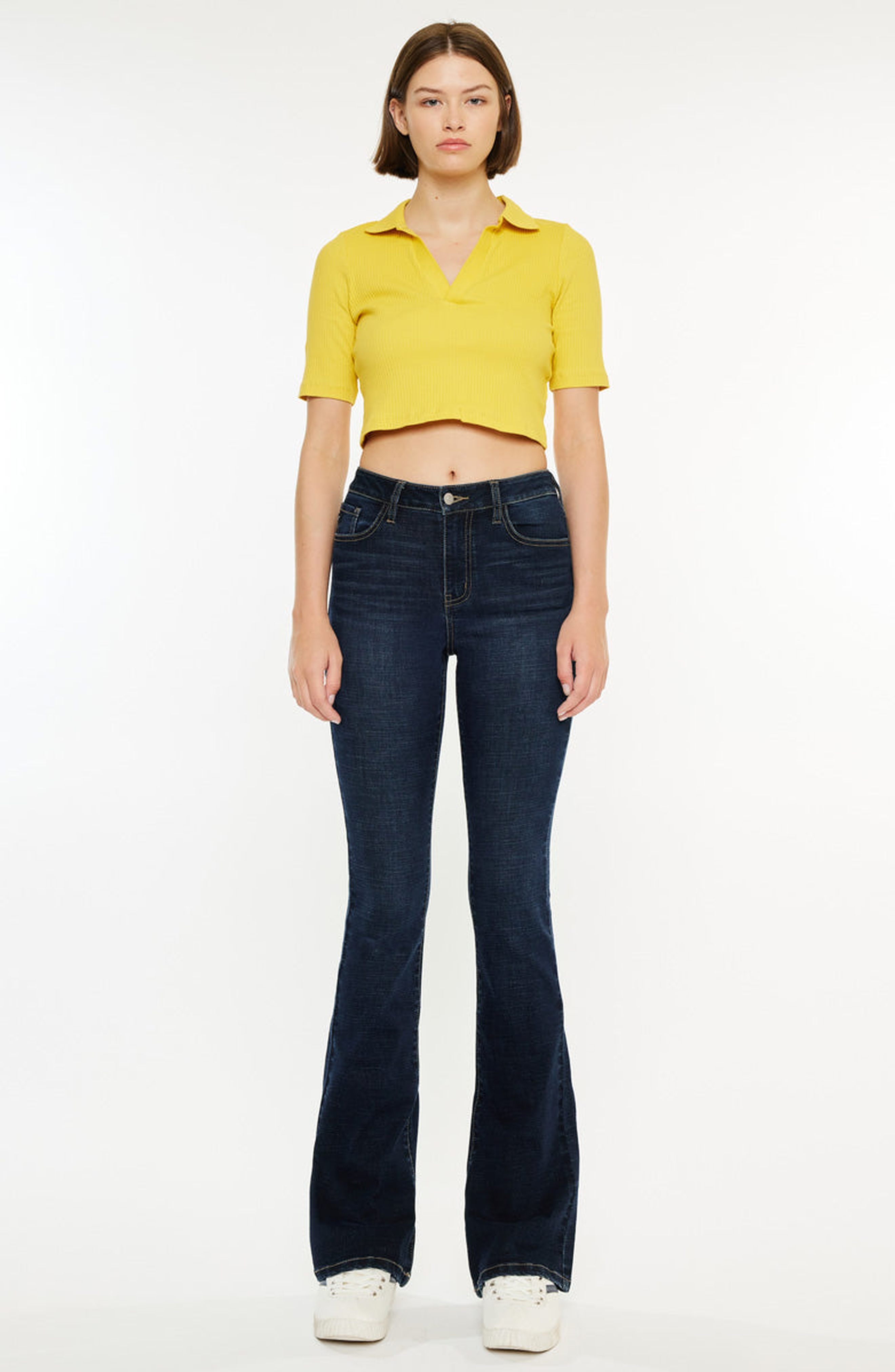 Avery Essentials High Rise Bootcut Stretch Jeans