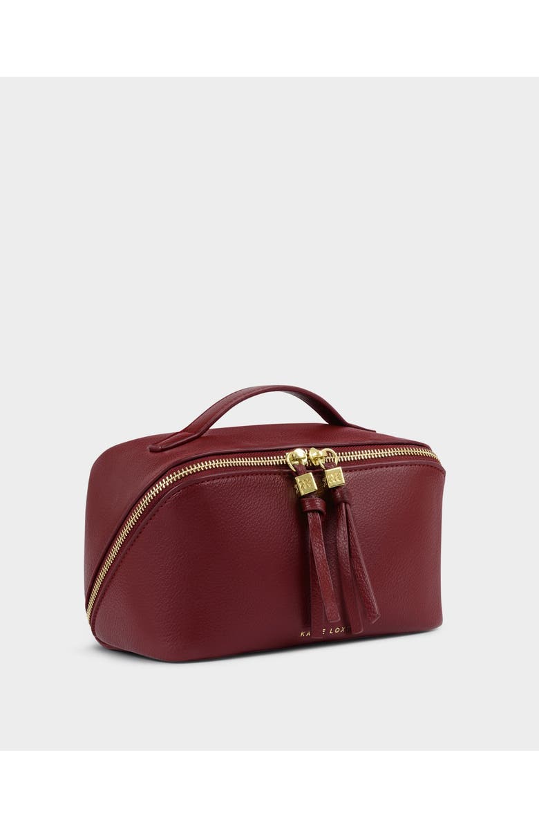 Katie Loxton Soho Medium Makeup And Toiletry Bag in Cherry, Main, color, Cherry