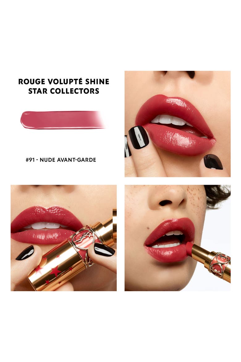 Star Collector's Rouge Volupte Shine Lipstick (Limited Edition), Alternate, color, 91 NUDE AVANT-GARDE