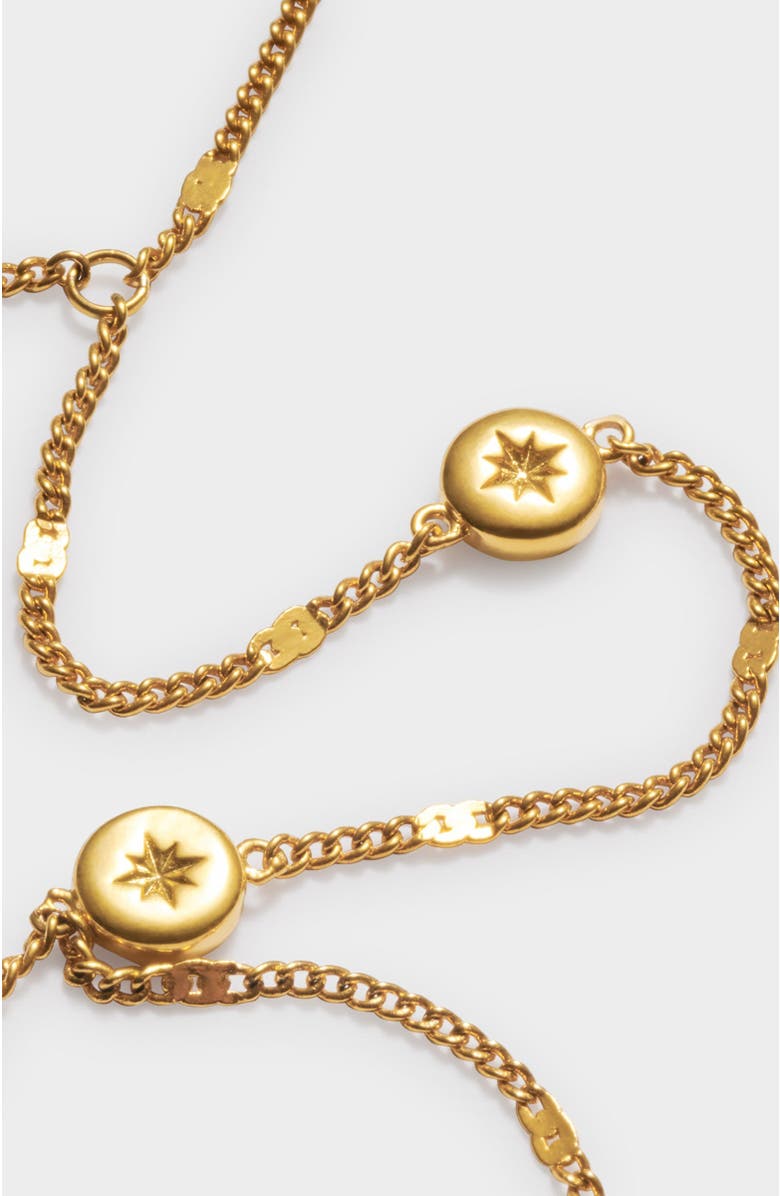 Katie Loxton Aphira Hand Chain, Alternate, color, Gold Coated