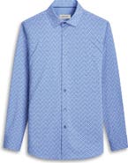 Bugatchi Jimmy OoohCotton® Abstract Print Button-Up Shirt
