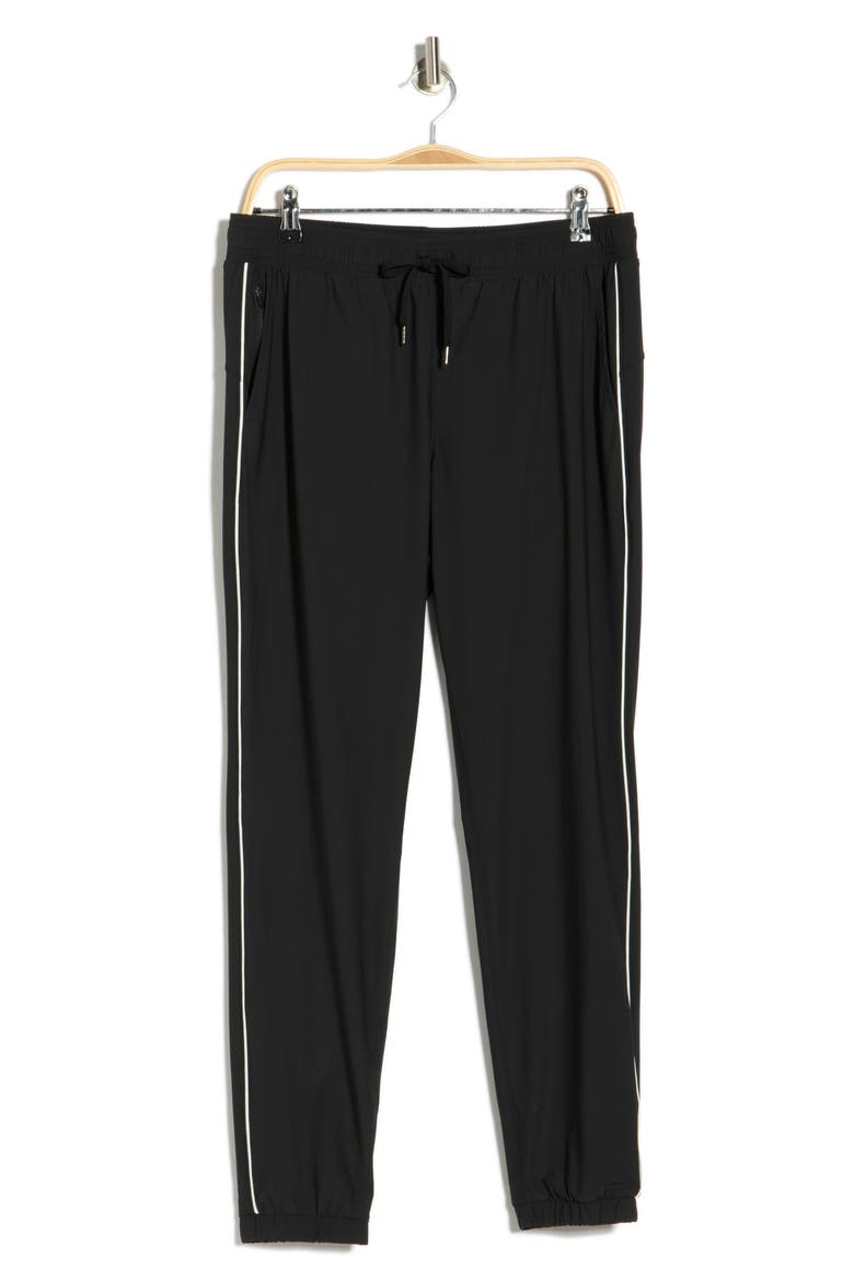 Warp x Sonic Joggers, Alternate, color, BLACK/ WHITE
