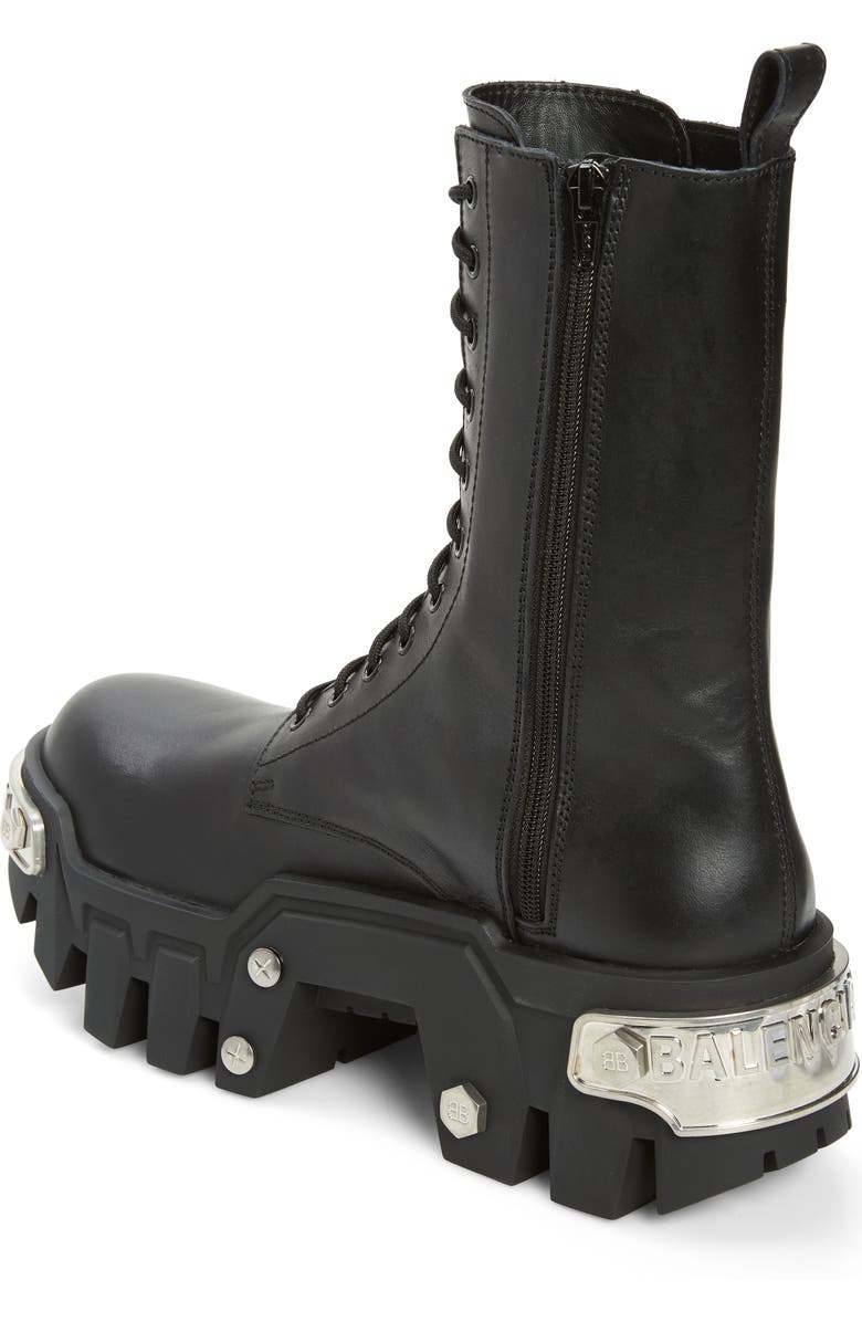 Balenciaga Bulldozer Lace-Up Boot, Alternate, color,
