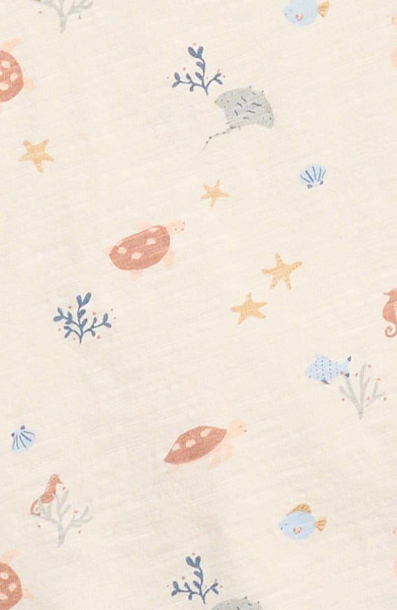 Rylee + Cru Aquatic Print Tank & Pants Set, Alternate, color, Natural