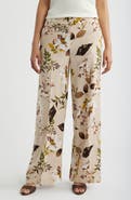 Tahari ASL Print Wide Leg Pants