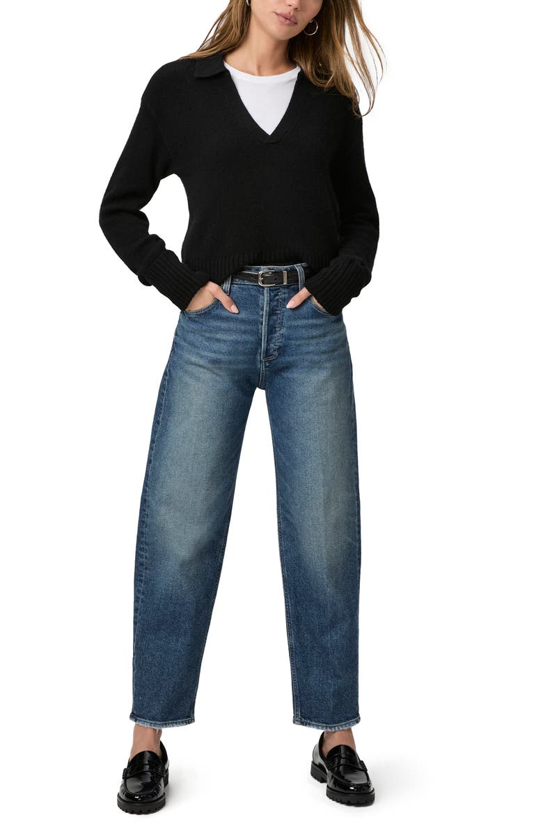 PAIGE Alexis High Waist Ankle Barrel Jeans, Alternate, color, 