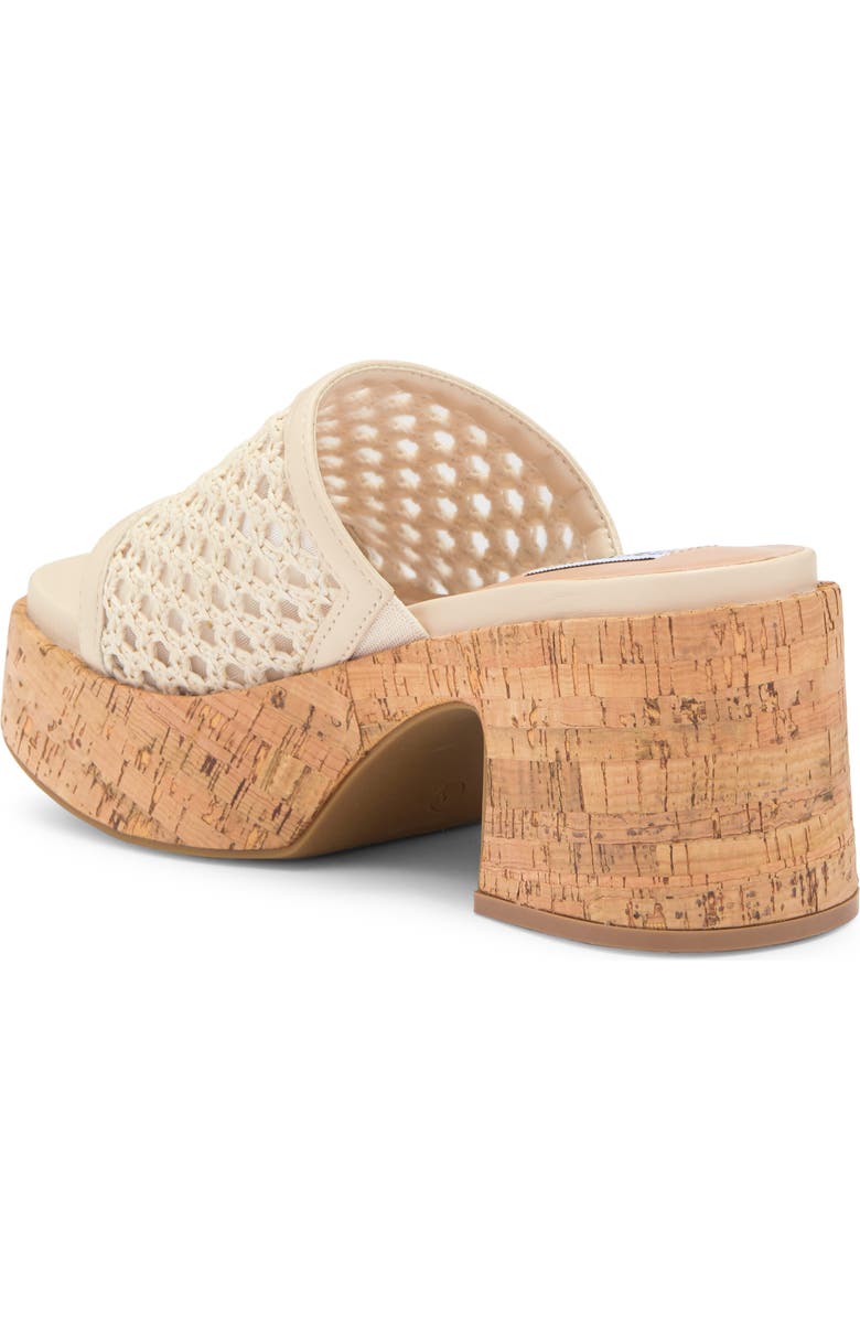 Steve Madden Corah Latticed Platform Sandal, Alternate, color, Bone