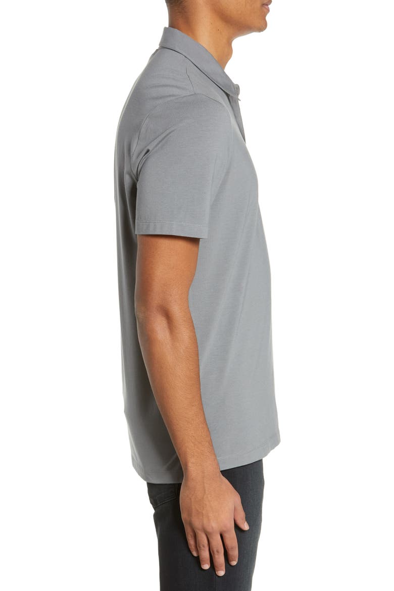 Burke Slim Fit Polo, Alternate, color, DAWN GREY