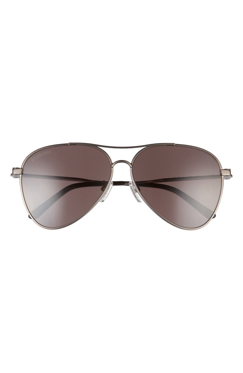 Balenciaga 62mm Oversize Aviator Sunglasses, Main, color, 
