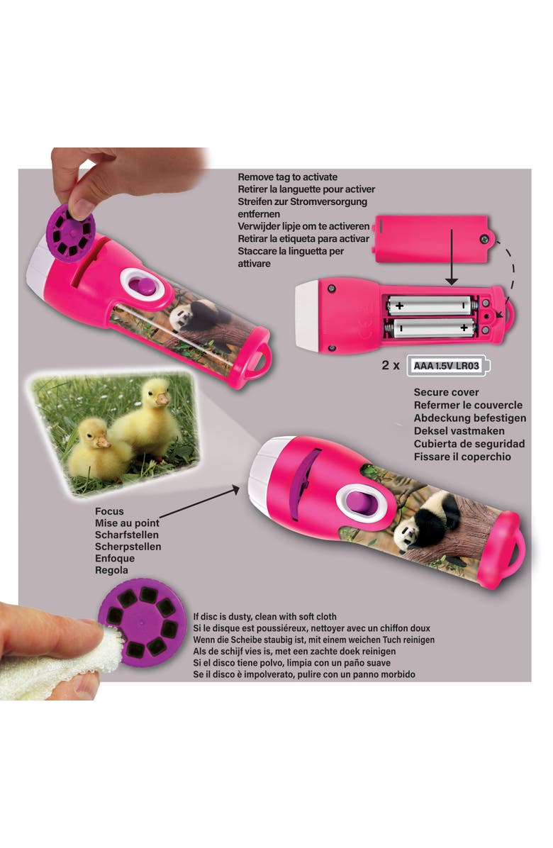 Brainstorm Toys Cute and Cuddly Torch and Projector, Alternate, color, Multicolored