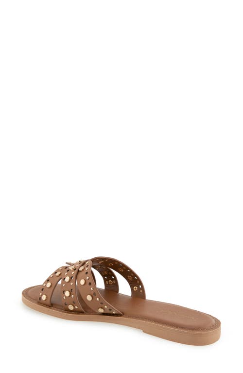Splendid Samira Studded Slide Sandal In Caramel