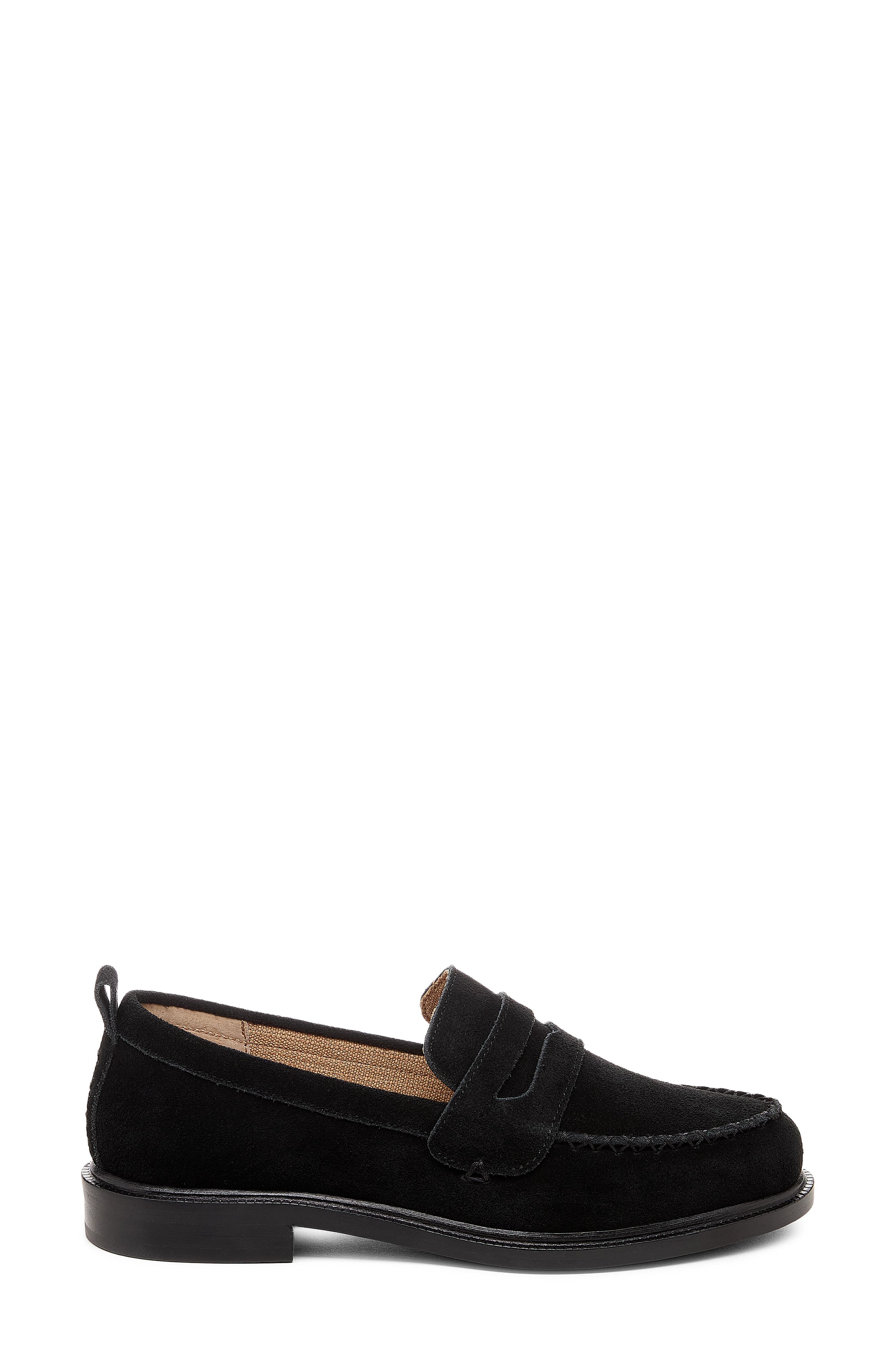 Lens Penny Loafer, Alternate, color, BLACK