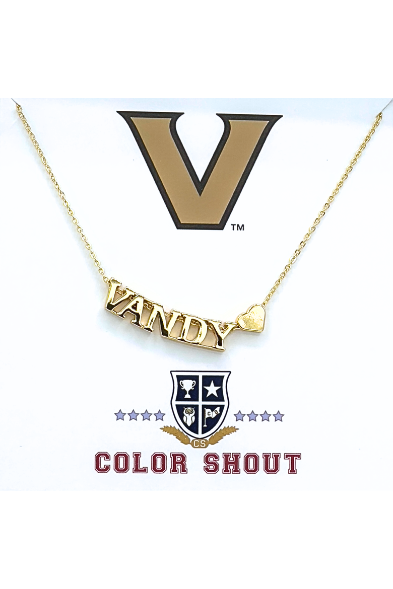 Vanderbilt Gold Heart Necklace, Main, color, Yellow Gold