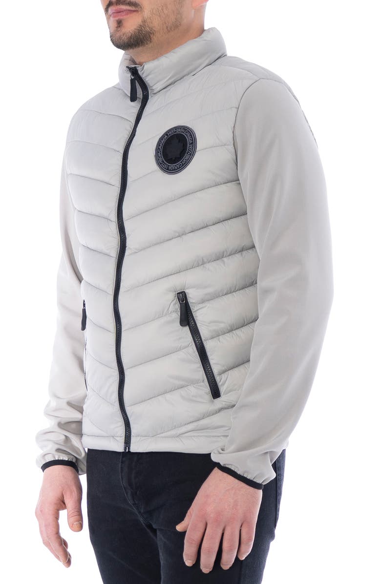TOBOGGAN CANADA James Water Resistant Mixed Media Jacket, Alternate, color, Stone