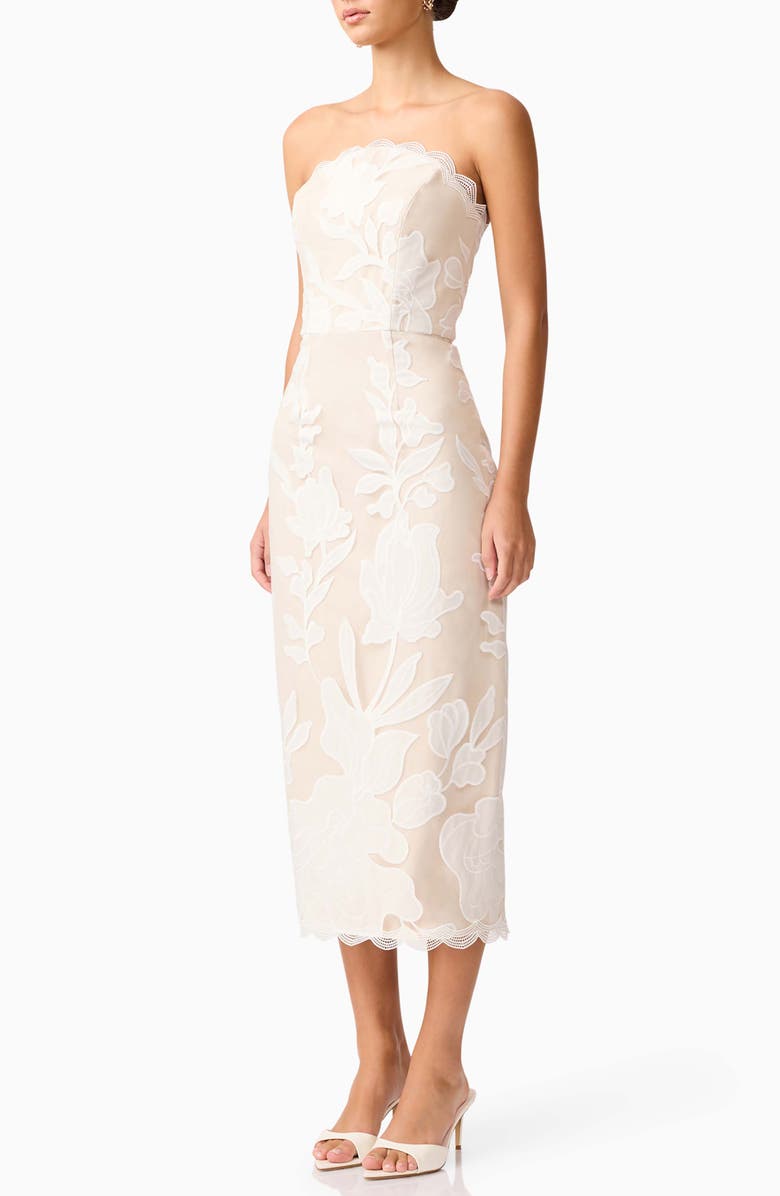 Flor Strapless Cocktail Dress