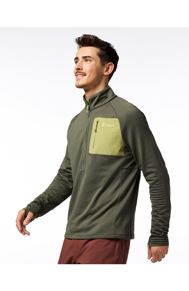 Cotopaxi Otero Fleece Half-Zip Pullover - Men's, Main, color, Fatigue